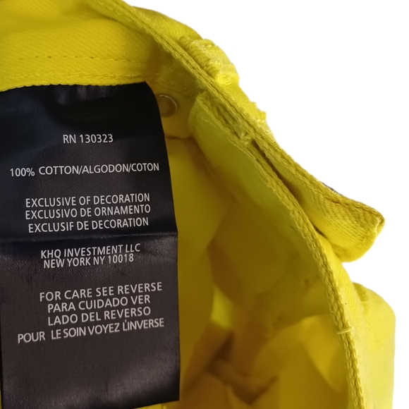 ROCAWEAR Original Fit Classic Yellow Straight Leg Color Jeans 10 (27) NWT - Picture 10 of 10